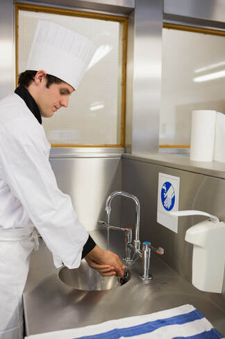 Chef Washing Hands